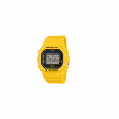 CASIO G-SHOCK NANO RING-SIZED WATCH DWN-5600-9 YELLOW BIO-RESIN BAND DIGITAL 